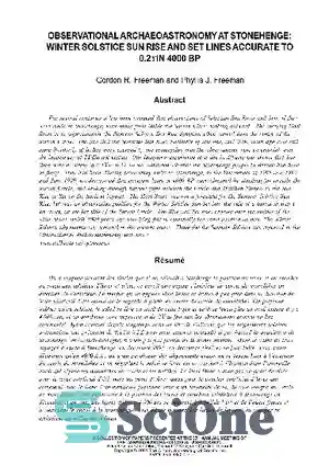 دانلود کتاب Stonehenge Archeology – باستان شناسی استون هنج